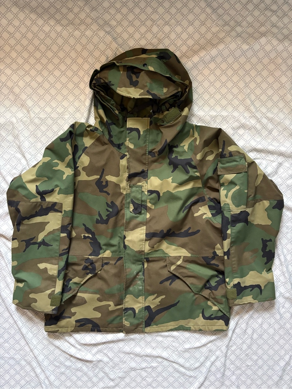 Men’s US Military Cold Weather Camouflage Parka Jacket L